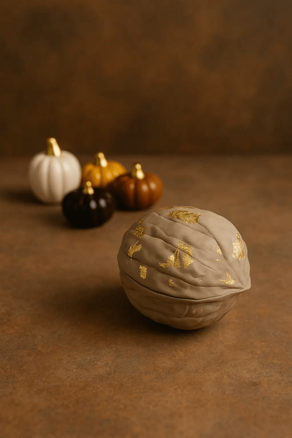 Bougie parfumée Noix - Fabrication Artisanale Française - A&B Créations