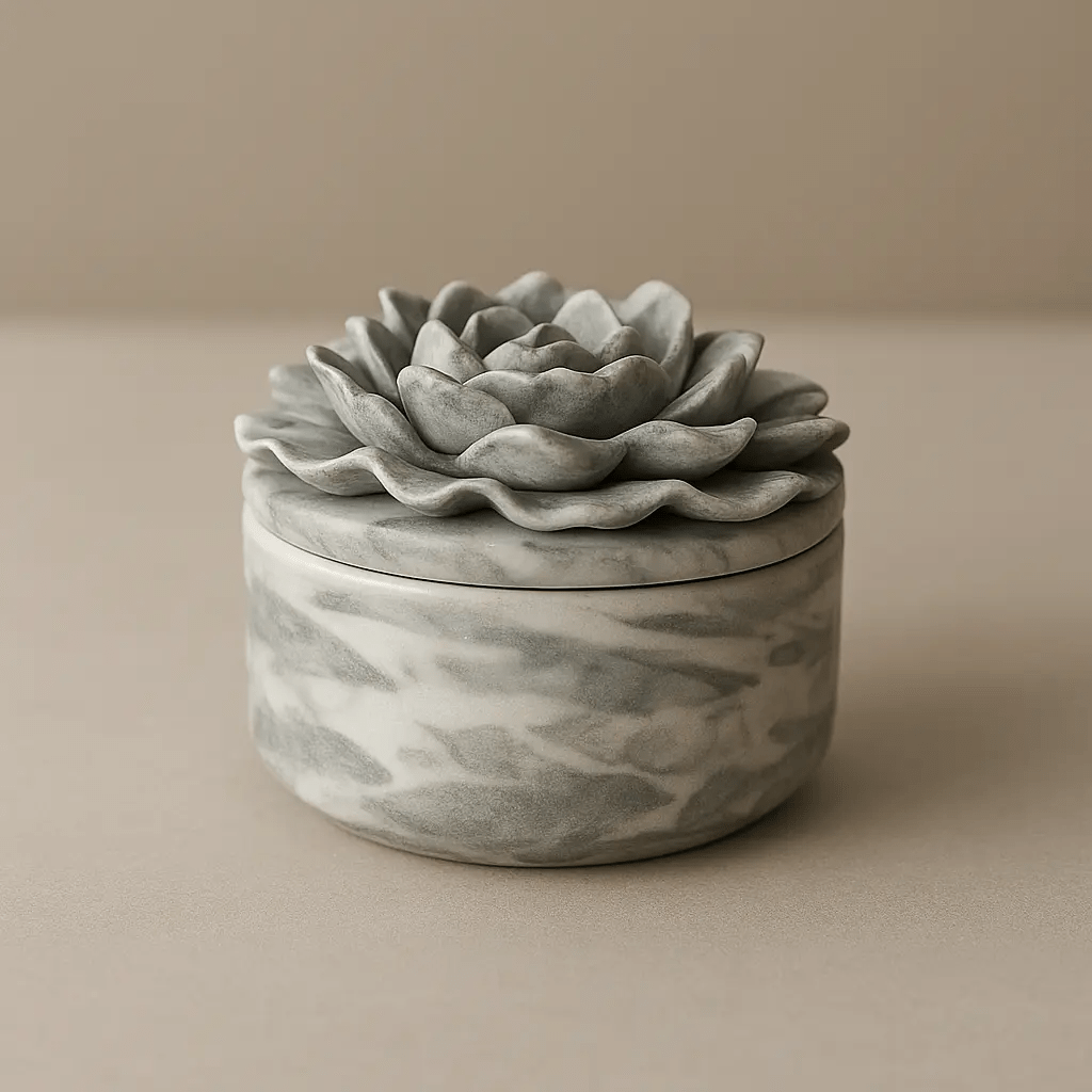 Bougie parfumée rechargeable modèle Camélia - L'Art du Parfum d'Intérieur - A&B Créations