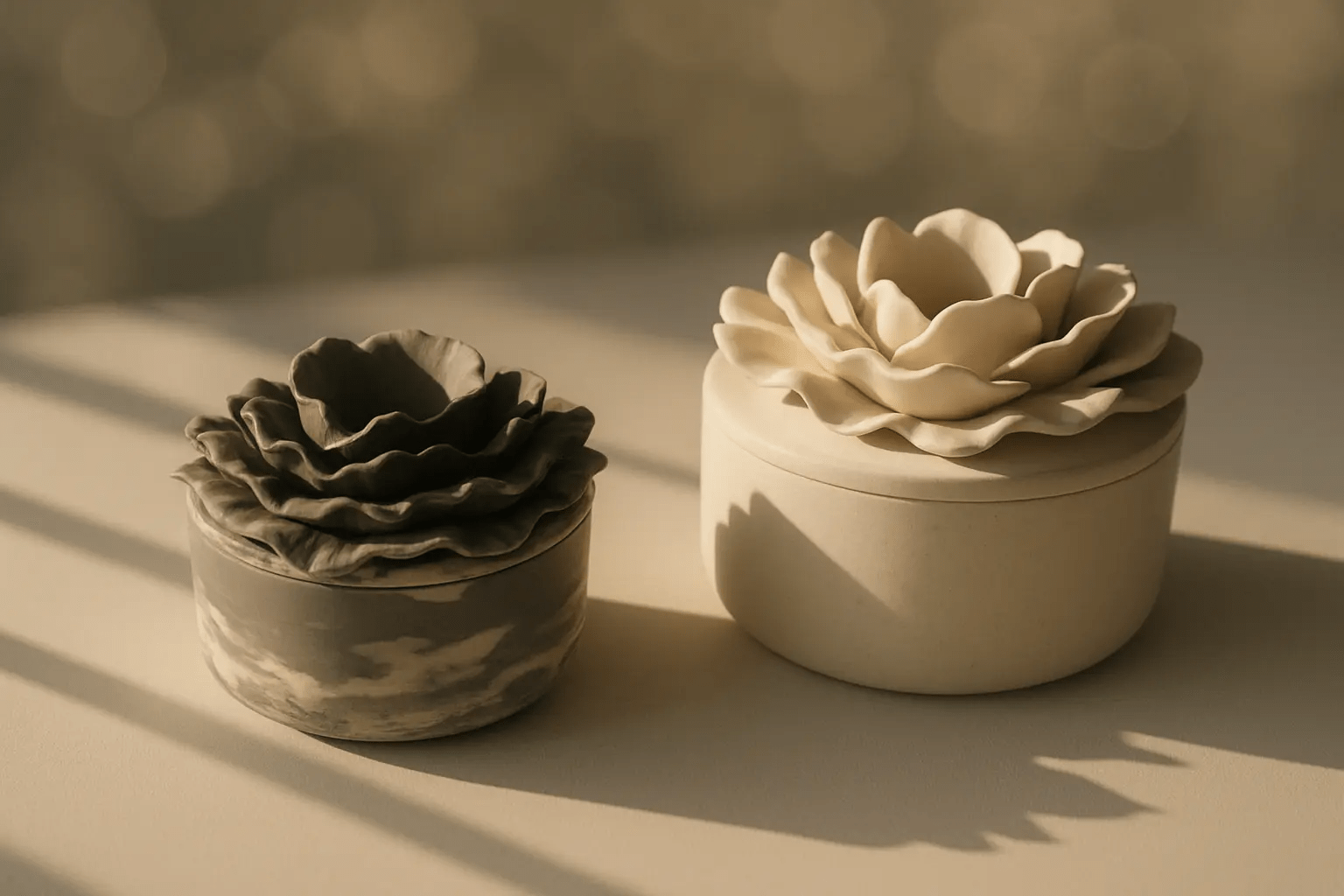 Bougie parfumée rechargeable modèle Camélia - L'Art du Parfum d'Intérieur - A&B Créations