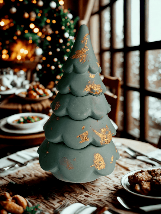 Bougie Sapin de Noël - A&B Créations