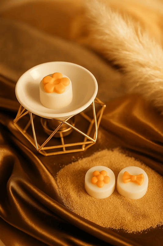 Fondant parfumé Monoï cire d'olive 20gr - fabrication française artisanale - A&B Créations