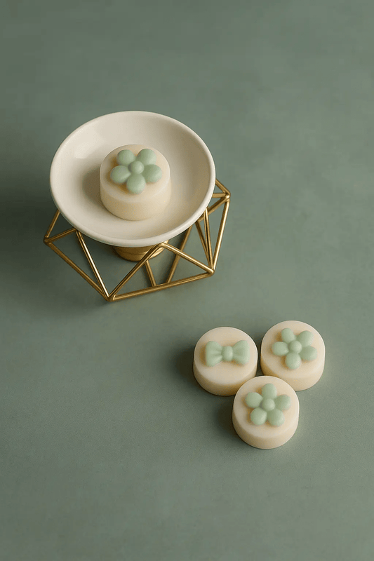 Fondant Parfumé Pistache - Cire d'Olive 20g Fabrication artisanale française - A&B Créations