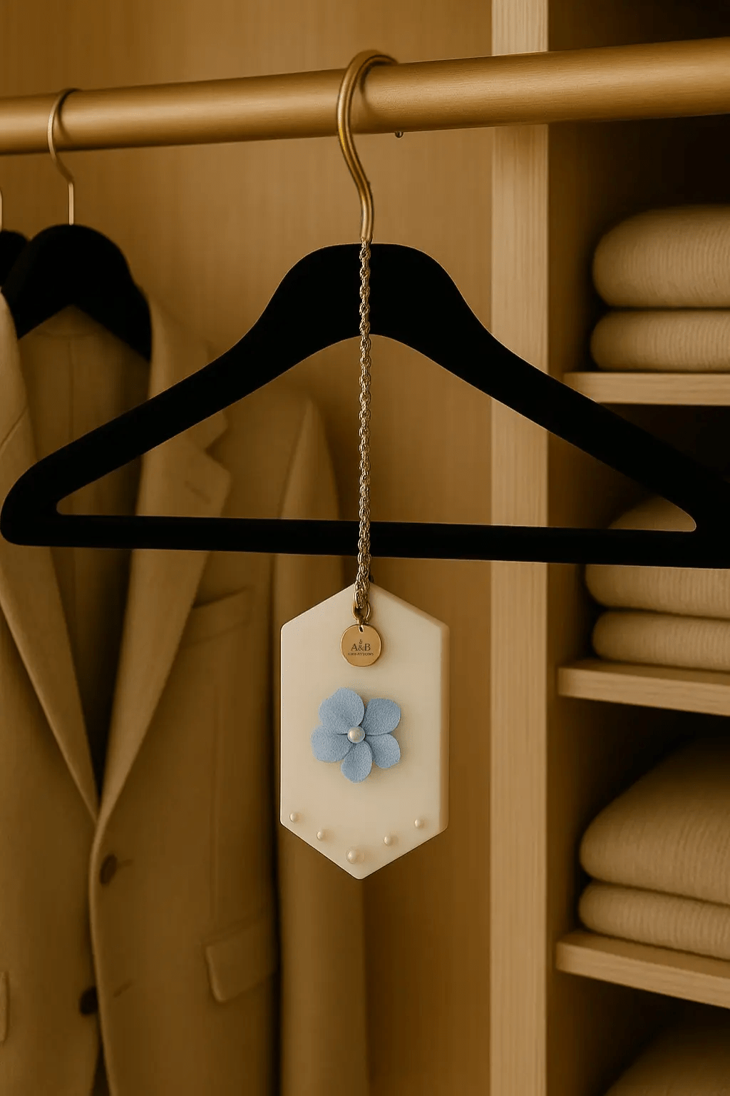 Suspension parfumée artisanale - Parfum longue durée - A&B Créations